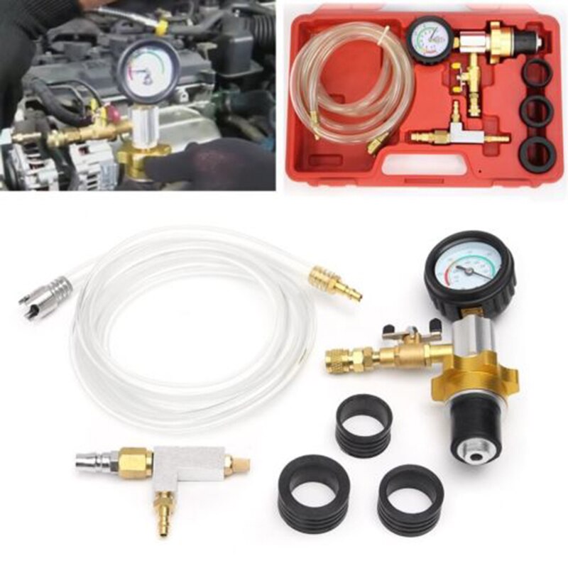 Auto Coolant Vacuum Kit Cooling System Vacuum Radiator Kit Refill & Purging Tool