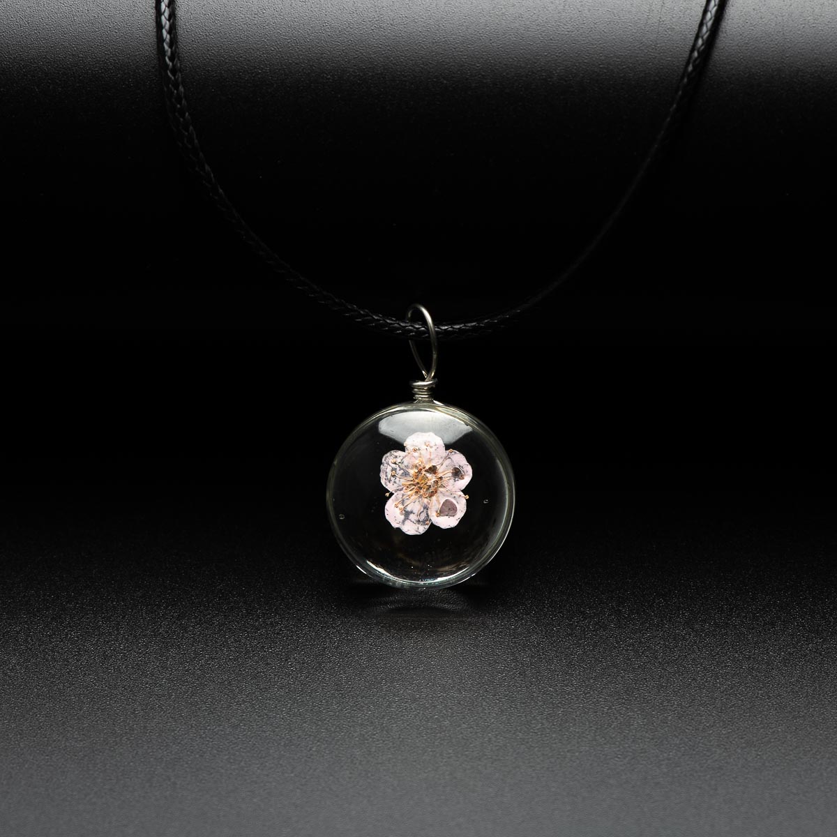 Blume in Glas halskette Anhänger glas Ball halsketten Klassische stil Schmuck # DY513: DY517