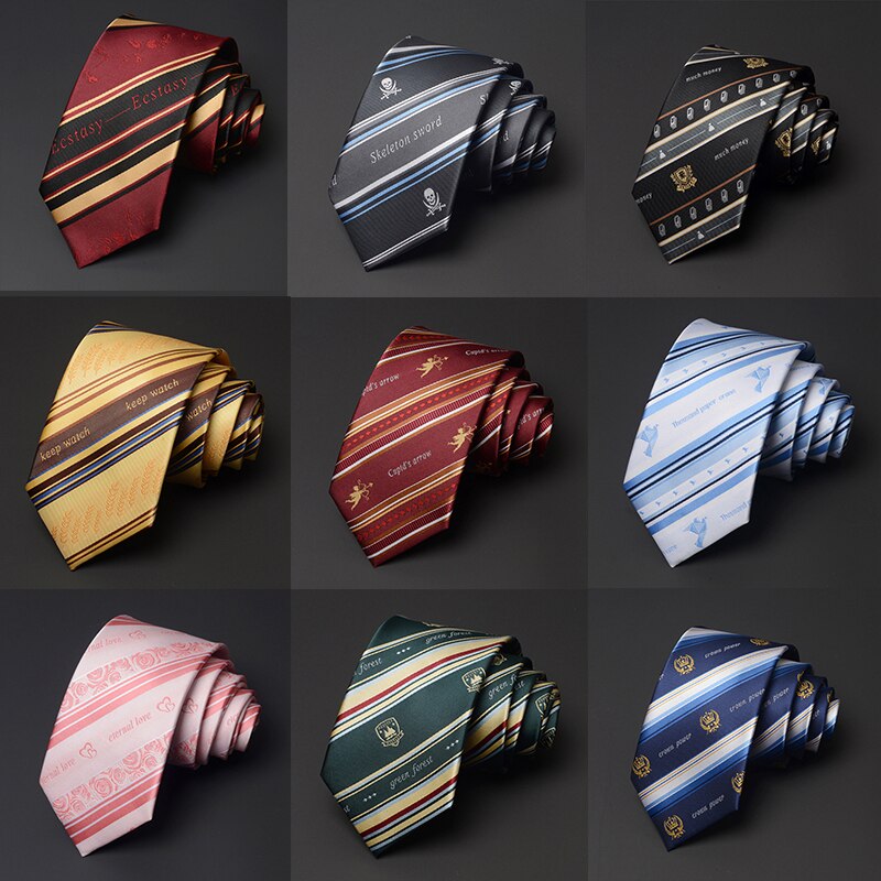 Neue 7CM Gestreiften Krawatten Für Frauen &amp; Männer Business Arbeit Krawatte Casual Student Neck krawatte Mit Box