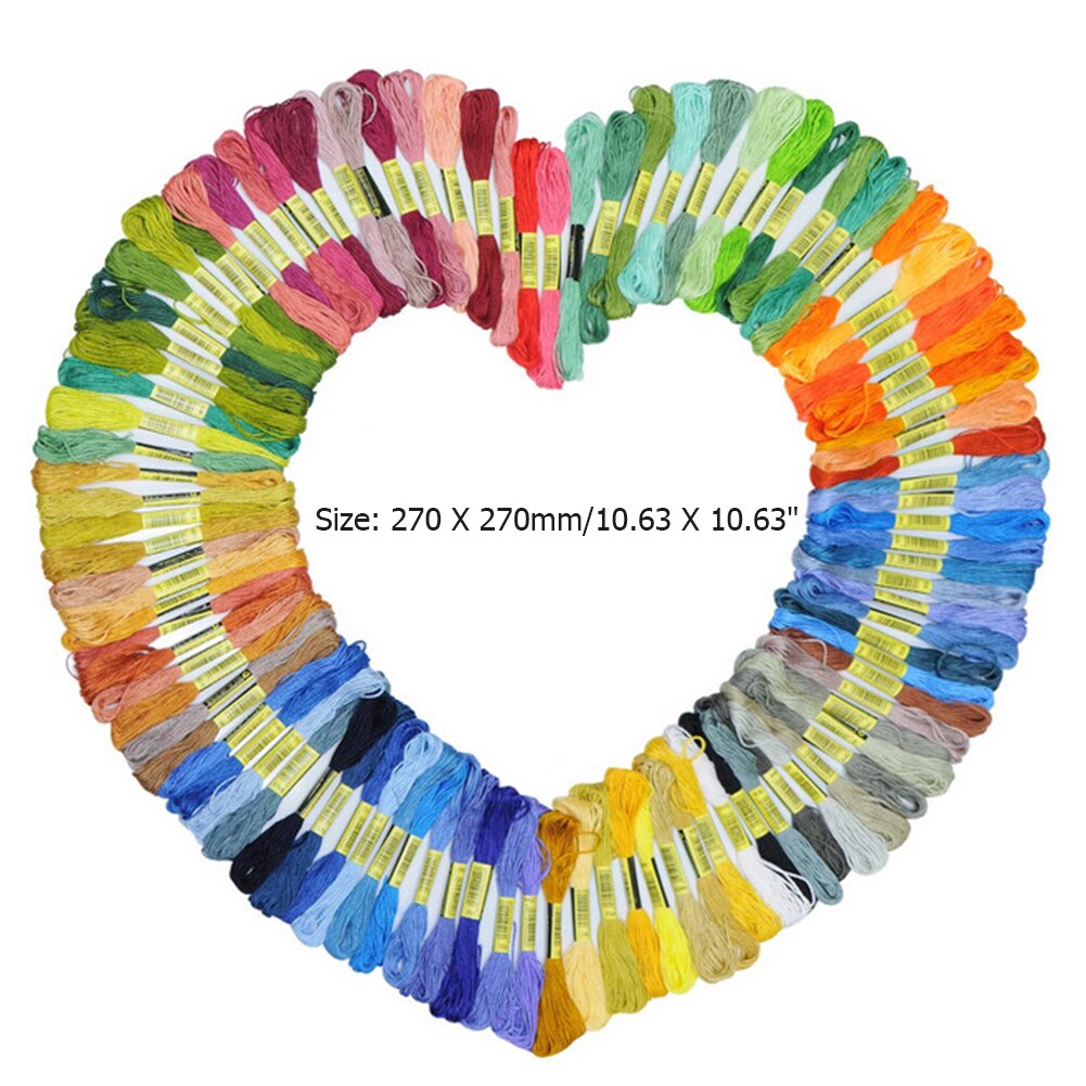 50/100 Pcs Colorful Embroidery Thread 800 cm Cross Stitch DIY Art crafts Floss Sewing Threads Hand Knitting Tools