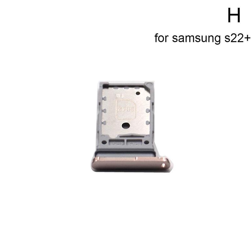 Cell Phone Repair Card Slot For Samsung S22 PLUS S22 Ultra Sim Tray Holder SIM Chip Card Slot Adapter Socket Part: H