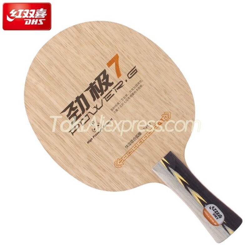 Lama originale di Ping-Pong di potere G 7 di DHS (legno di 7 strati) PG7 PG-7 PG POWER-G 7 racchetta