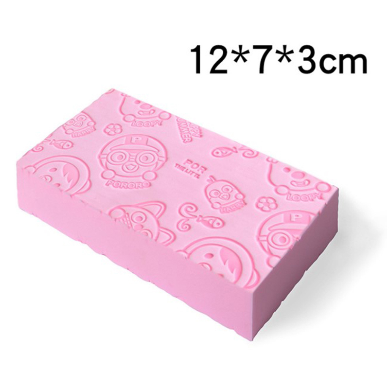 Magic Bad Spons Exfoliërende/Dode Huid Verwijderen Spons Body Massage Cleaning Douche Borstel Bad Gereedschap Badkamer Voor Kinderen Volwassen: Roze