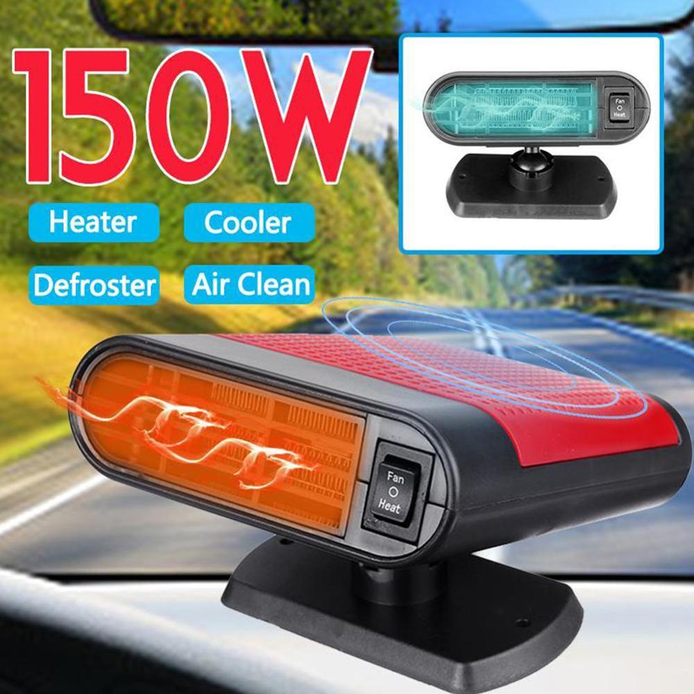 150W 12/24V Mini Voertuig Heater Draagbare Auto Verwarming Heater Auto Voertuig Thermostaat Mini Levert Draagbare Koeling heater E0J7