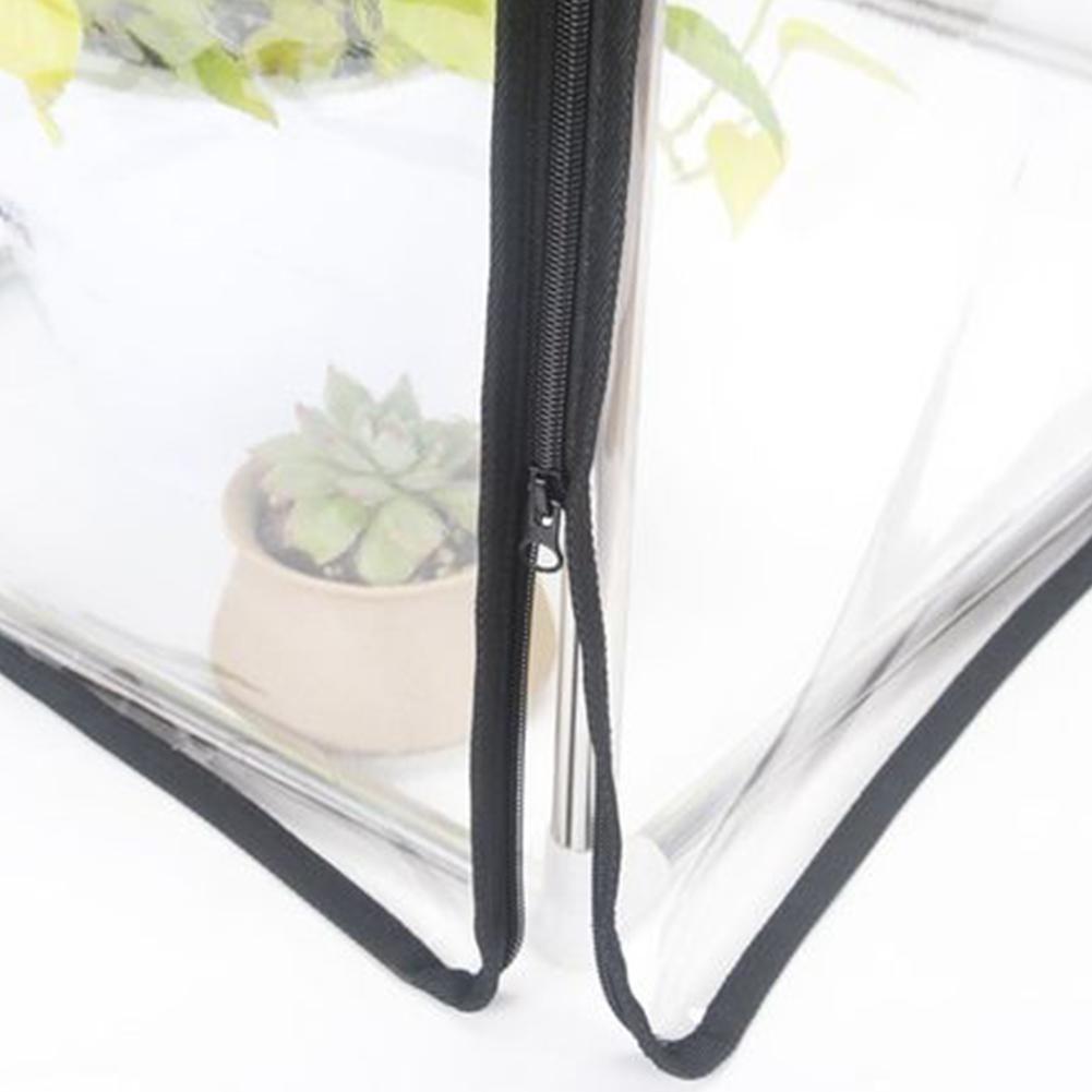 Mini plantes serre intérieur extérieur cache pot abri Transparent verre souple Film serre pour plantes de jardin