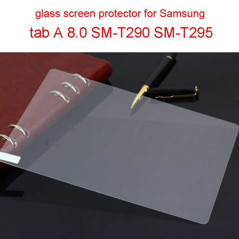 Protector de pantalla de vidrio templado para móvil, funda a prueba de arañazos para Samsung Galaxy Tab A 10.1 , T510, T515, SM-T510, SM-T515 10.5, SM-T580, t590a, 2 uds.: 8.0 T290 T295