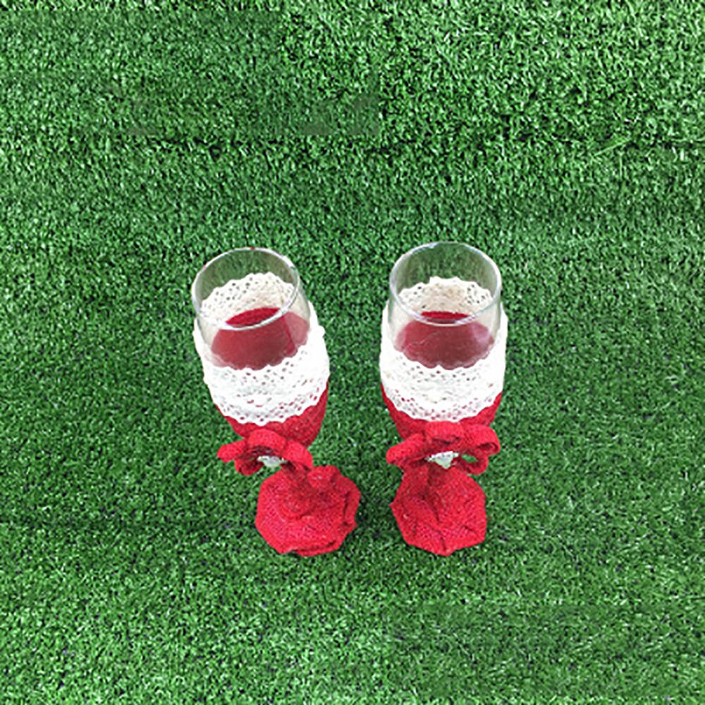 2Pcs Set Wedding Glass Toasting Wedding Glasses Crystal Champagne Flutes For Bride And Groom Drinking Wine Glass