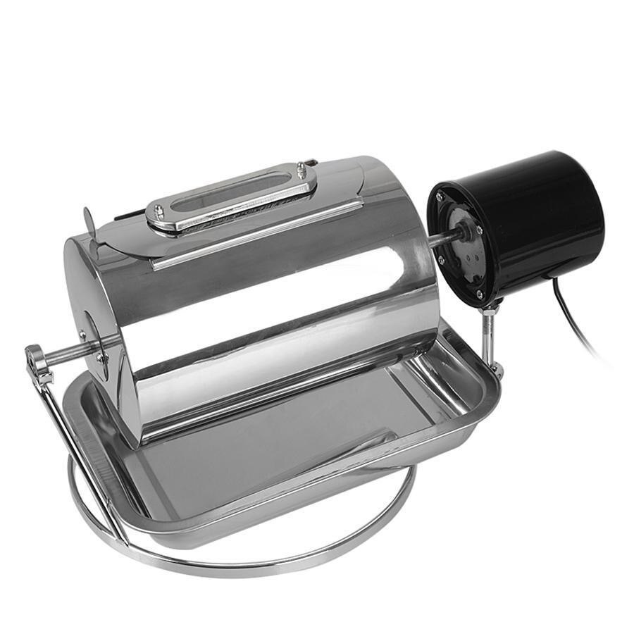 Maxgeek Stainless Steel Coffee Bean Roaster 110V/220V Electric Roasting Machine With Tray Roaster
