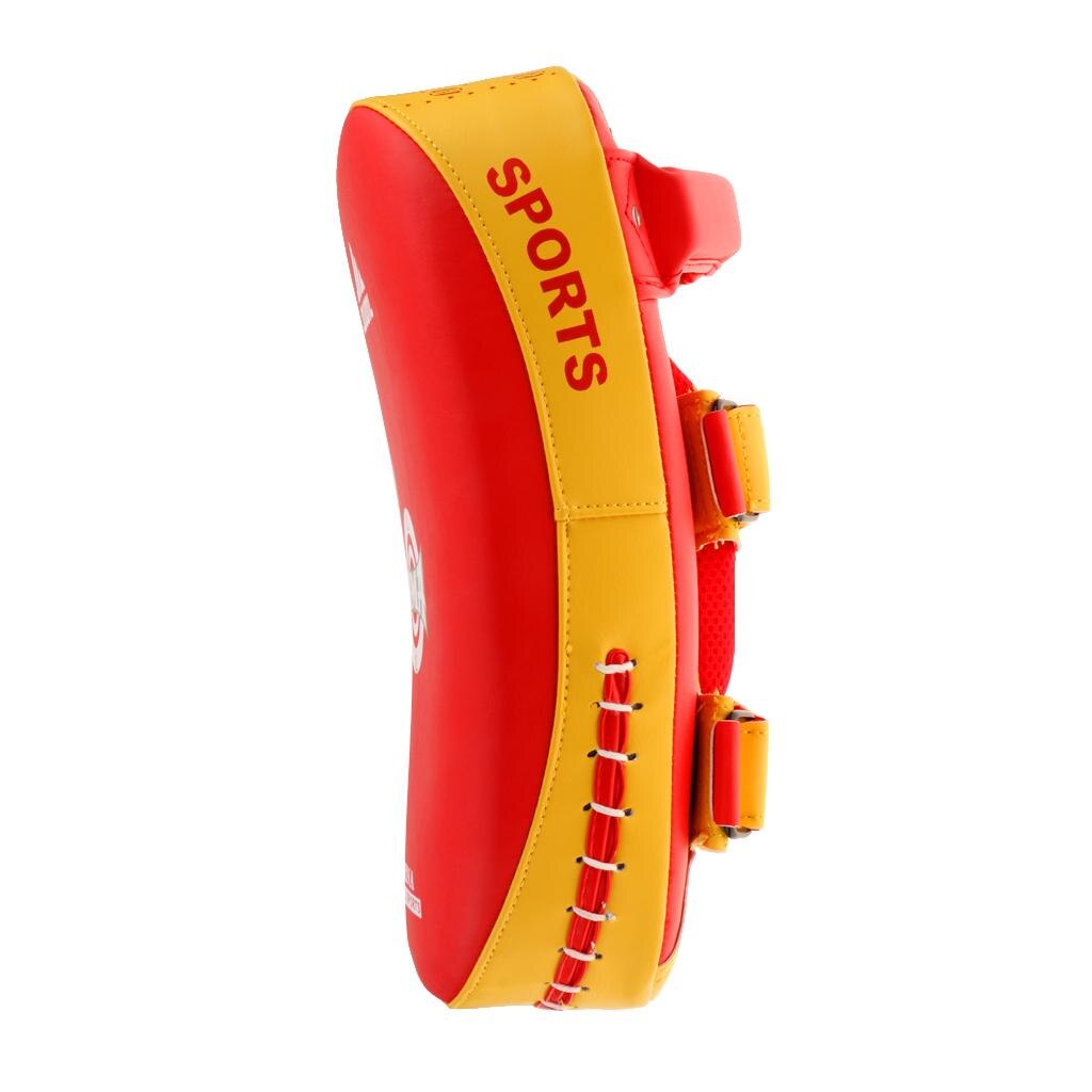 1pcs Kick Boxing Strike Curved Arm Leg Pad MMA Focus Muay Thai Punch Shield Mitt - 3 Colors