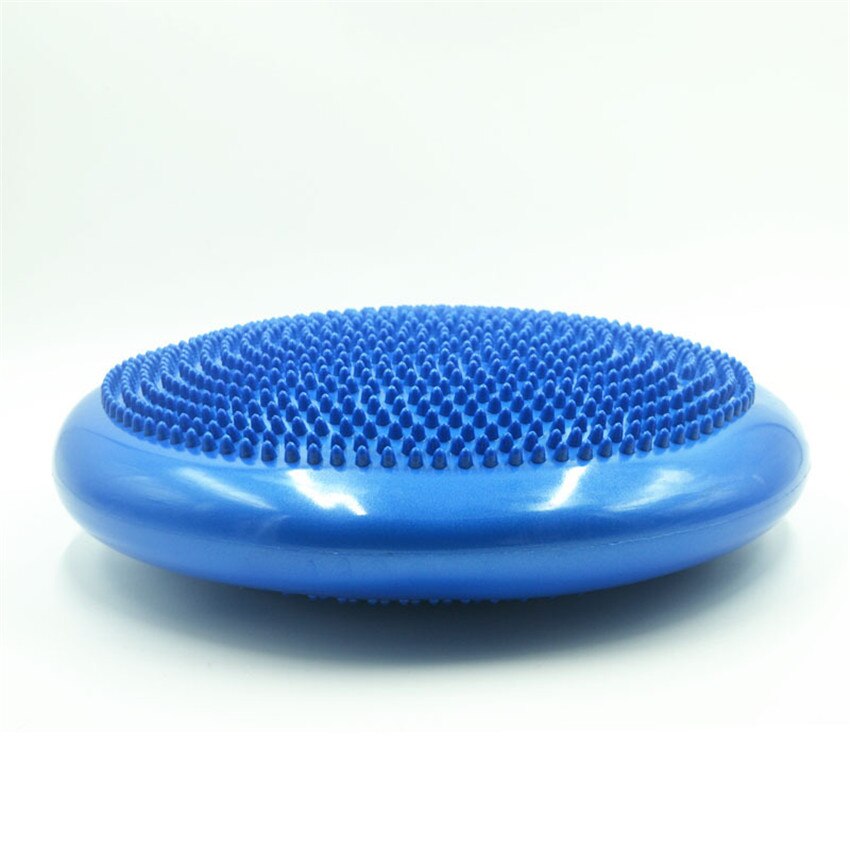 PVC Inflatable Fitness Ball Yoga Massage Cushion Mat Yoga Half Ball Physical Exercise Point Massage Stepping Balance Cushion Mat