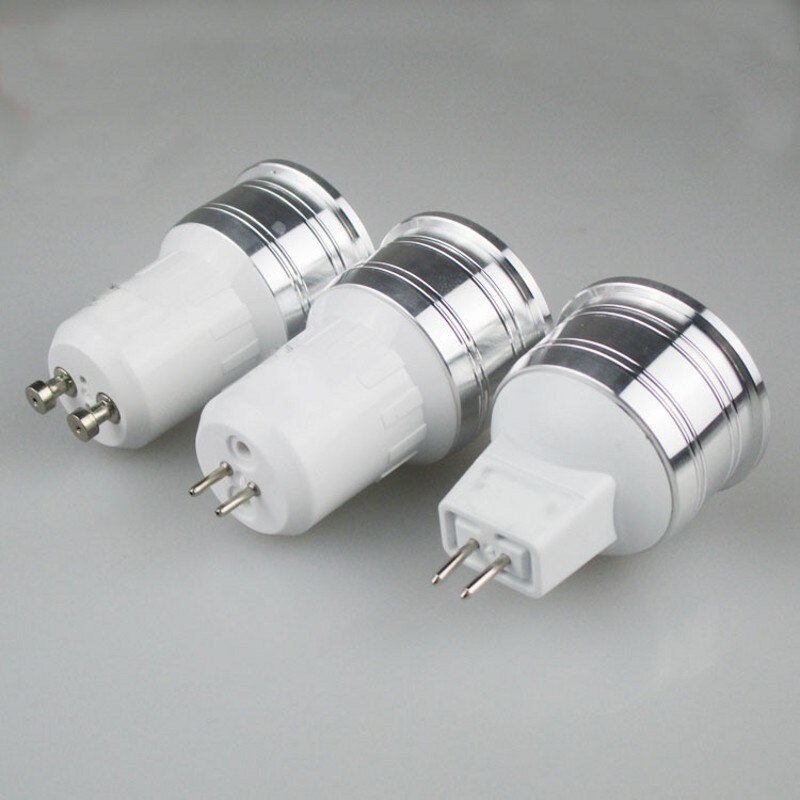 MR11 GU10 E27 COB lumière LED ampoule MR16 12V 220V 35mm diamètre 6W 9W aluminium LED Spot ampoules blanc blanc froid