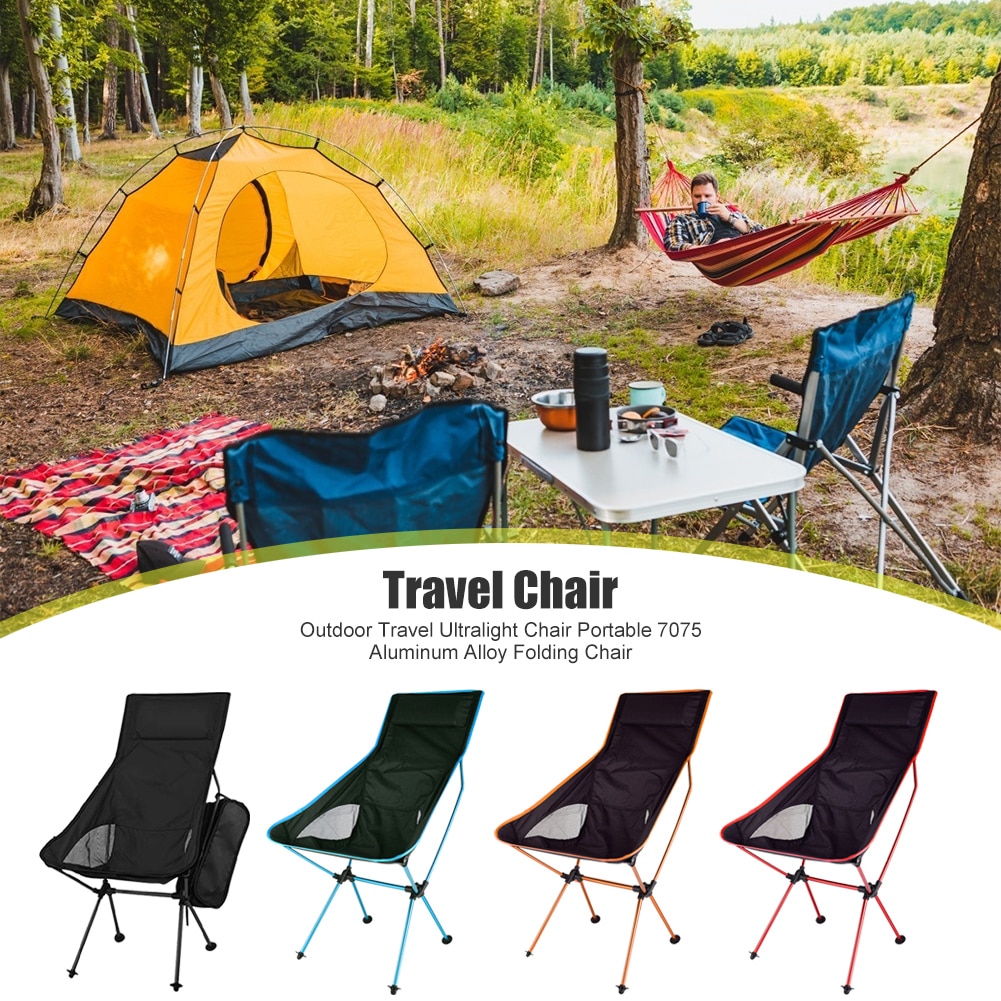Aluminium Klapstoel Reizen Stoel Compressie Draagbare Lichtgewicht Outdoor Camping Vissen Bbq Picknick Seat Tool