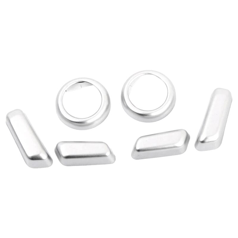 6 sztuk akcesoria Abs wnętrza samochodu regulacja siedziska osłona przycisku dla Volvo Xc60 2018-2019/Xc90 2015-2018