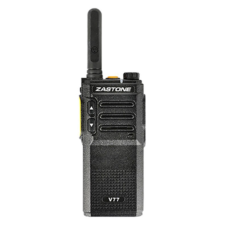 Zastone V77 Mini Tragbare Walkie Talkie Uhf 400-470Mhz 1500Mah Hf Transceiver Kommunikator Handheld Zwei-Weg Schinken Radio (Eu-stecker): Ursprünglich Titel