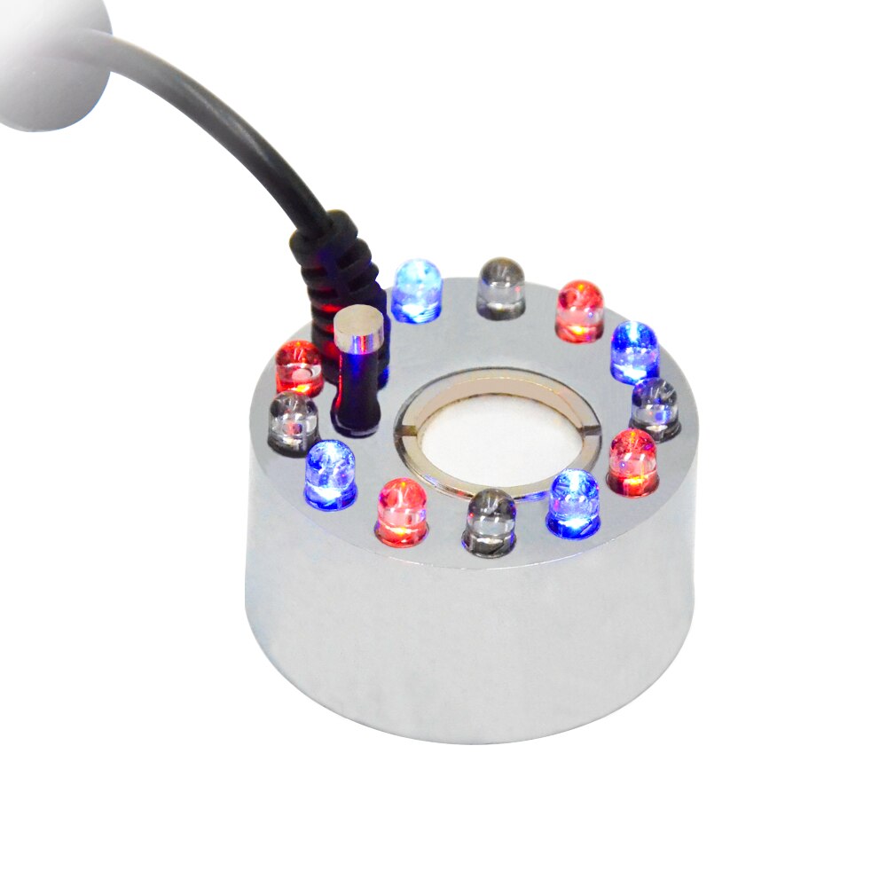 Mini LED Light Ultrasonic Fog Mist Maker Fogger Atomizer Air