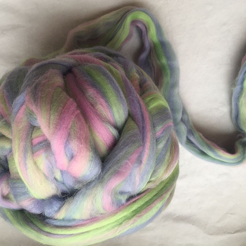 WFPFBEC mixture Merino Wool for felting wool roving fiber 50g 100g 200g 300g 500g 1000g Perfect in Wet and needle Felting no.100: 300g