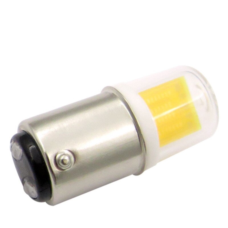 BA15D Led Light Bulb 3W 110V 220V AC Non-Dimming 300 Lumens COB 1511 Led Lamp White Warm White For Chandelier Sewing Machine