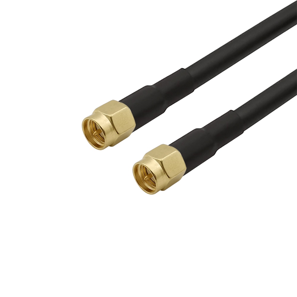 1Pcs Low Loss LMR195 SMA Male Plug to SMA Male Plug Connector Antenna Extension RF Coaxial Jumper Pigtail Cable 1M-15Meters