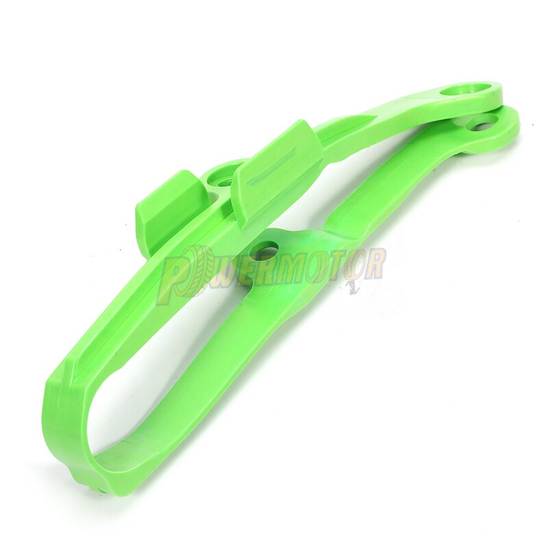 Rodillo basculante de guía deslizante de cadena verde, accesorio para motocicleta KAWASAKI KXF250 KXF450 KX250F KX450F KXF 250 450, Motocoss,
