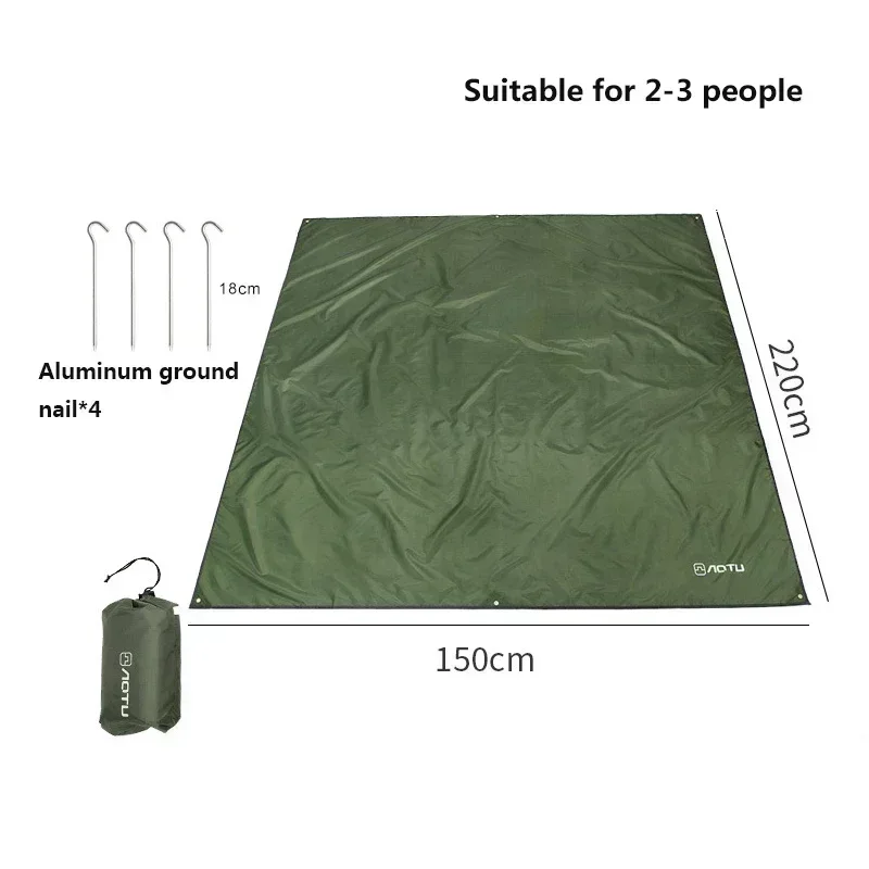 Tent Tarp Rain Sun Shade Hammocks Shelter Camping Survival Sun Shelter Picnic Awning Cover Waterproof Out Hiking Accessories: WHITE