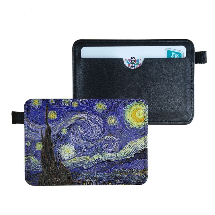 10 pçs/lote Saco Titular do Cartão de Couro Em Branco do Sublimation para a transferência de Calor Impressão consumíveis de Couro Em Branco DIY 7x11cm