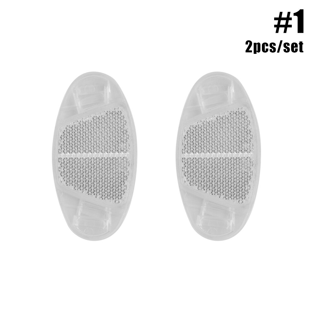 2pcs Oval&Round Bicycle Bike Spoke Reflector Safety Warning Light Wheel Rim Reflective Mount Night Reflectors Flashing Lights: 1
