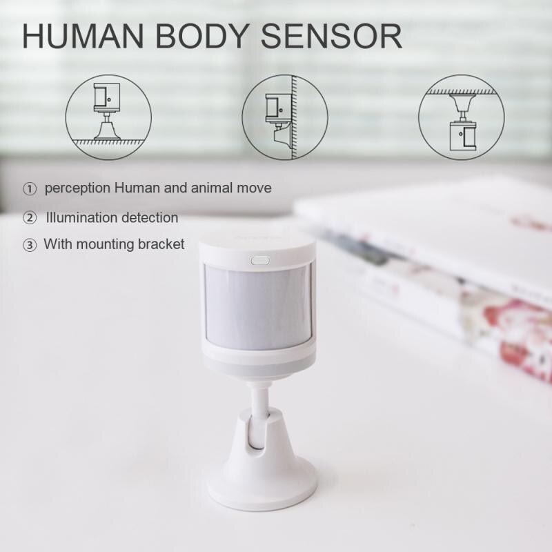 Motion Sensor Human Body Light Sensor Movement Zigbee Wireless Connection For Alarm System Work