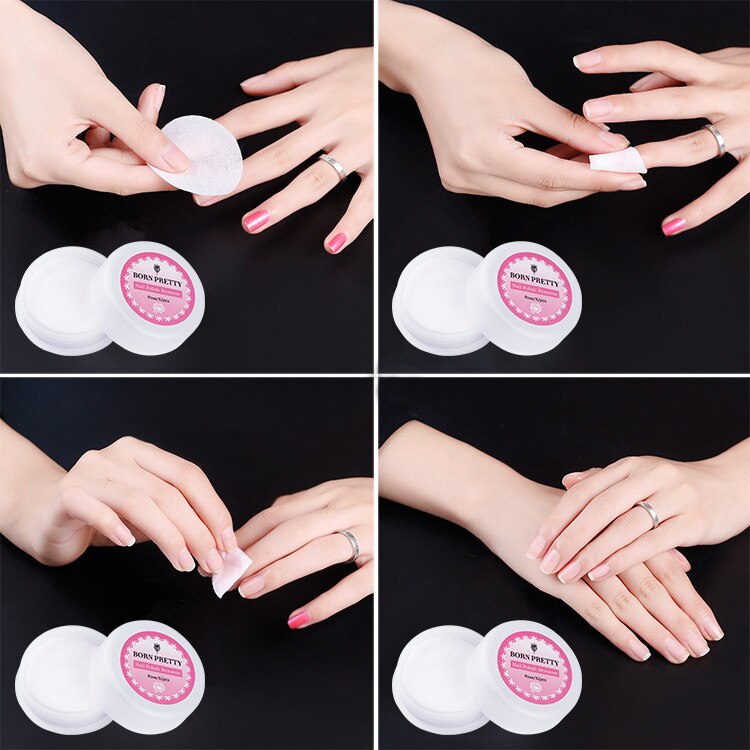 Geboren Pretty Professionele Nagellak Remover Pads Draagbare Vochtig Nat Papier Smaak Nail Art Varnish Snelle Remover Gereedschap 32 Stks/doos