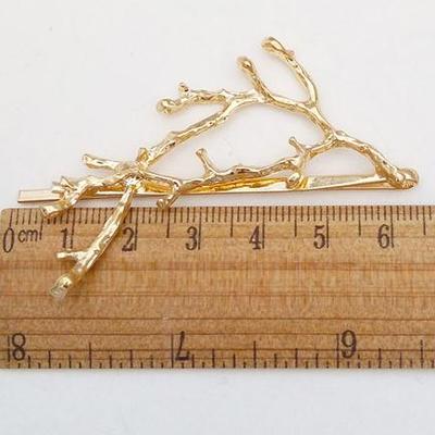 Elegante Metall Baum Zweig Haarnadeln Haar Clips für Frauen haarspangen Weibliche Kopfbedeckungen Legierung Haar Zubehör Haar Clip Neue