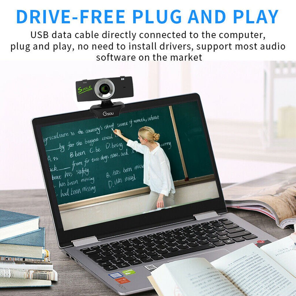 USB2.0 HD Webcam Camera Web Cam With Mic For Computer PC Laptop Desktop HD Computer Camera USB Web Camera Webcams