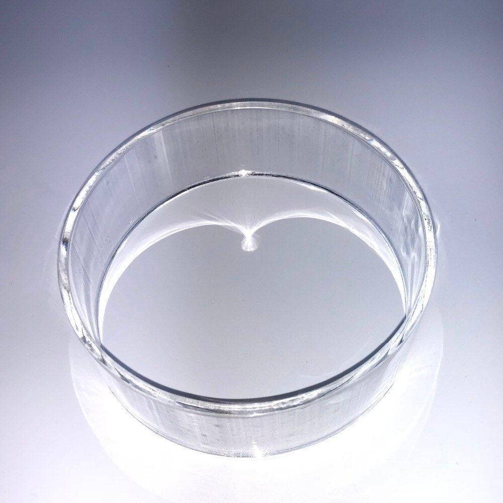 10 x 3cm genomskinlig akryl boll rund stativ display hållare rack stöd bas för  #2 #3 #5 #7 basket baseball volleyboll