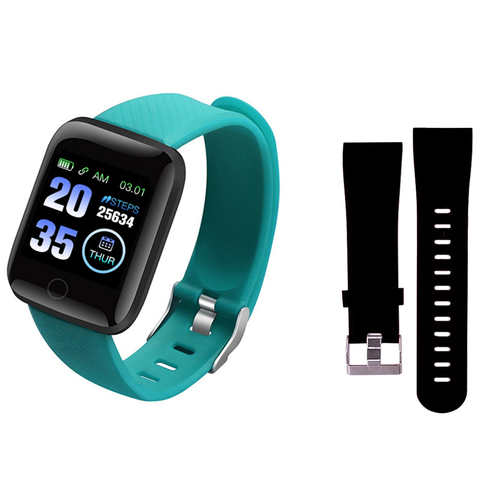 Rovtop 116 montre intelligente pour hommes mesure de la pression artérielle étanche Fitness Tracker montre moniteur de fréquence cardiaque podomètre bracelet intelligent