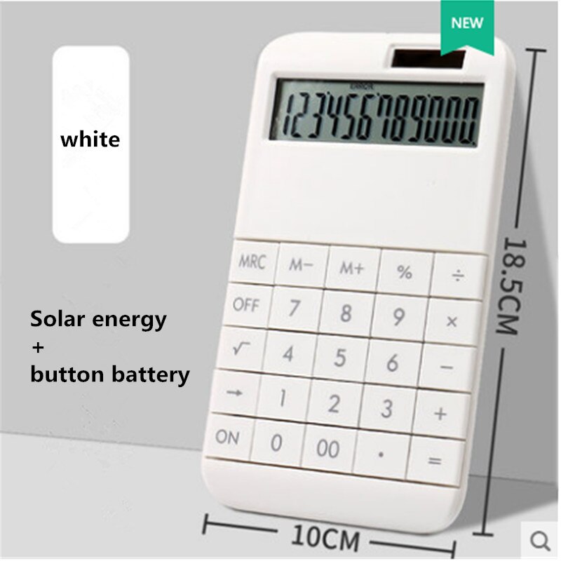 Student financial accounting special office examination study portable science 12 digit electronic calculator: 6