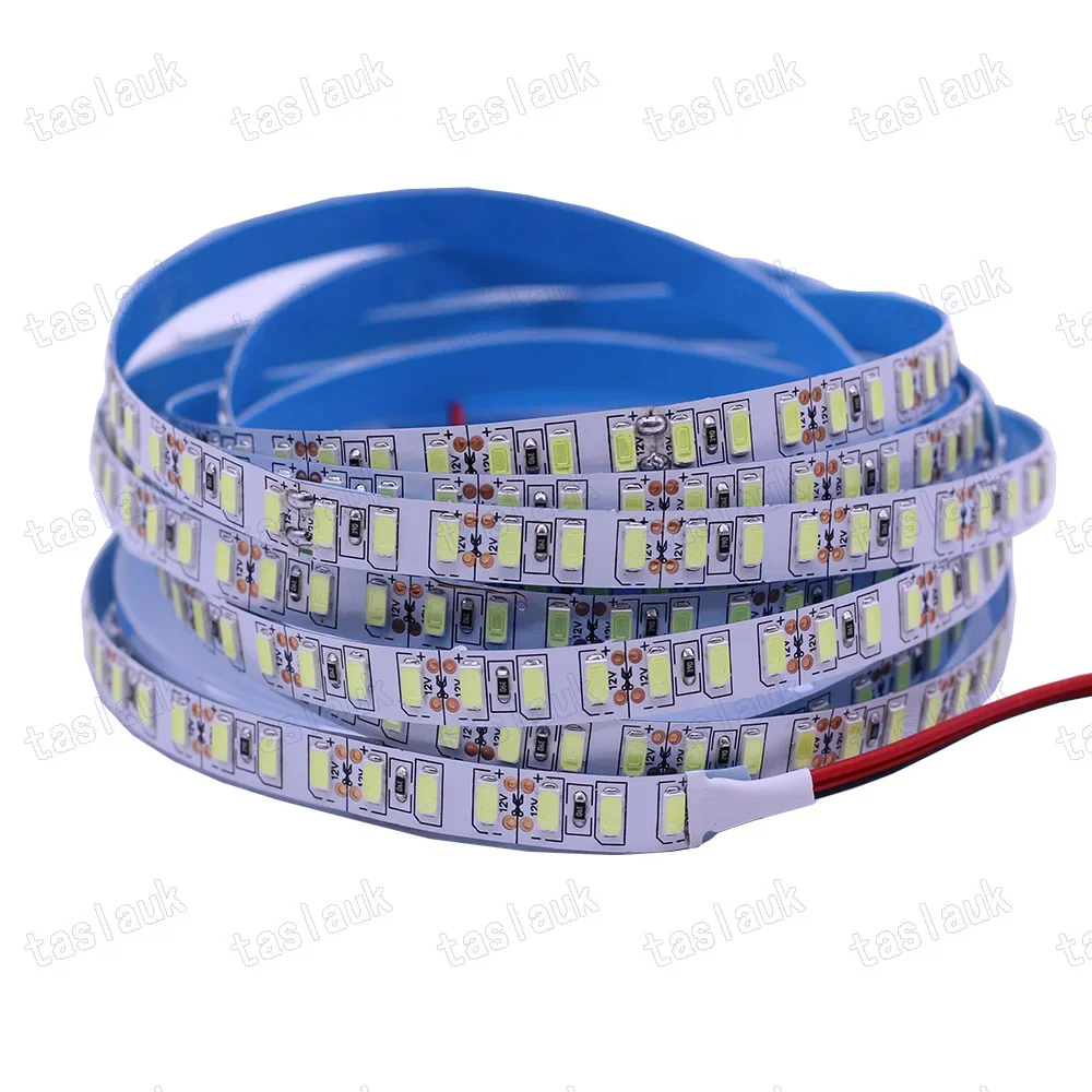 120 LED s/m 5 M bande LED SMD 5730 bande lumineuse LED Flexible SMD 5630 non étanche blanc/blanc 4000 K NW DC12V