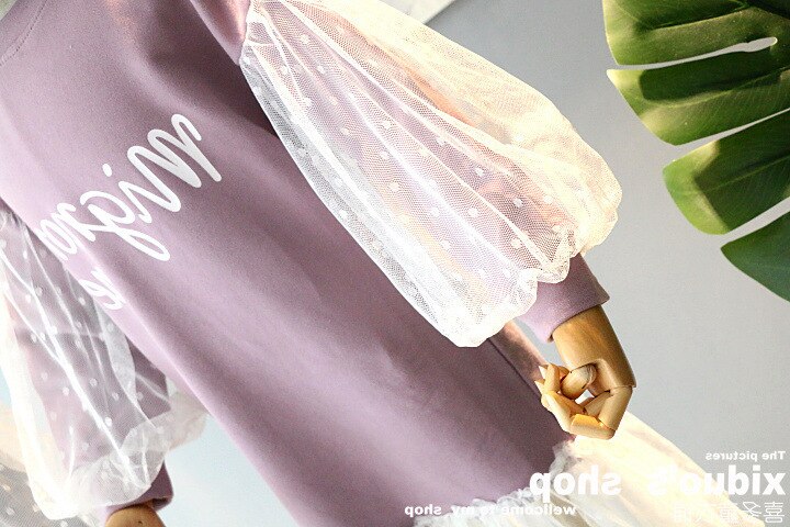 Mihkalev meisjesjurken kinderen herfst lange mouwen prinsessenjurk voor kinderen kant feest tutu jurk nest meisjes kleding kostuum