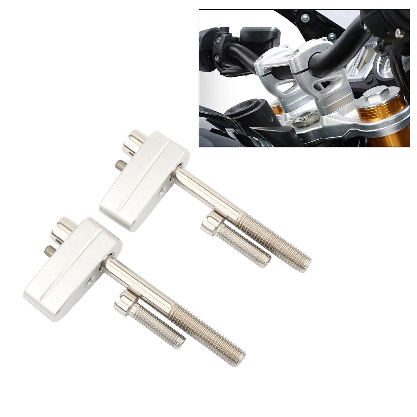 1 Pair Motorcycle Handlebar Riser for BMW R nineT ... – Grandado