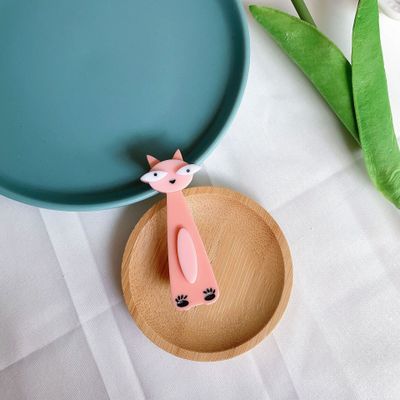 Animal pig duck deer dinosaur fox hair clip cartoon acrylic cute duckbill clip girl hair headdress hair accessories: 5