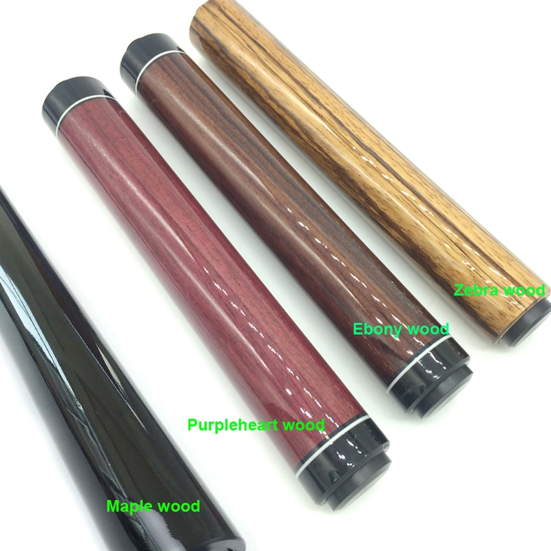 7.5 pouces queue de billard extensions érable Purpleheart ébène zèbre bois queue extensions pour P3 queue/Mezz queue