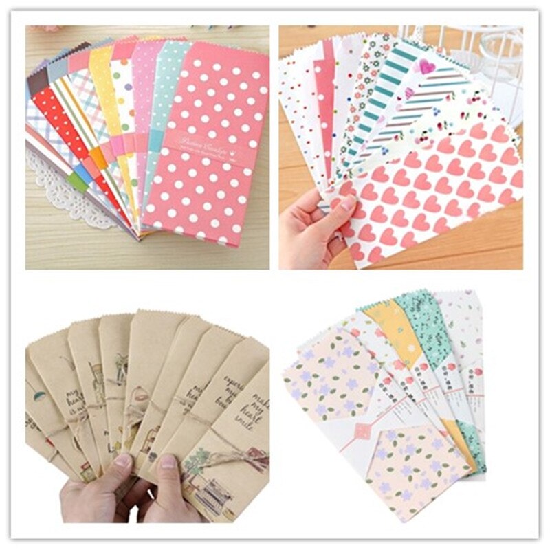 30 paquets/lot de plantes à rayures de couleur bonbon ces petites choses quatre Kawaii papier coréen papeterie fournitures