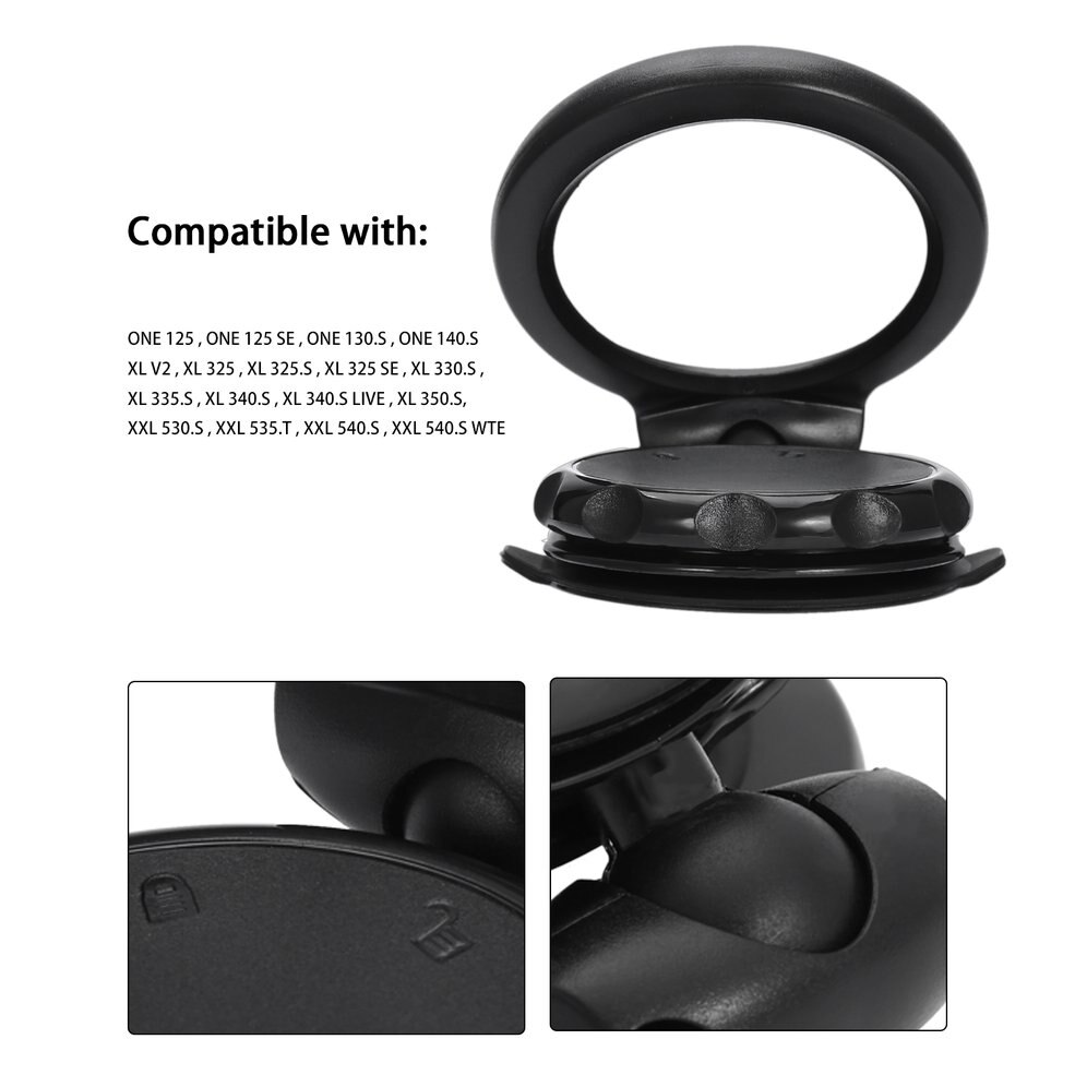 Support Ventouse Pare-brise Universel Pour GPS Garmin - Noir, Compatible GPSMAP