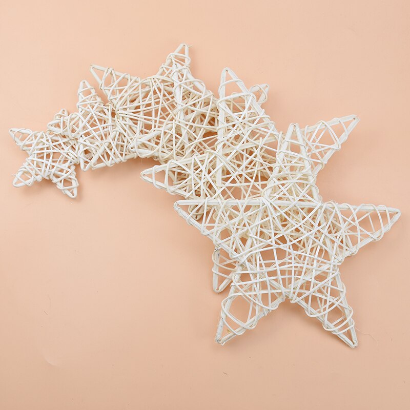 Kunstplanten Ster Kransen Bruiloft Decoratieve Bloem Kerst Ornament Rotan Krans Deur Opknoping Diy Box Home Decor