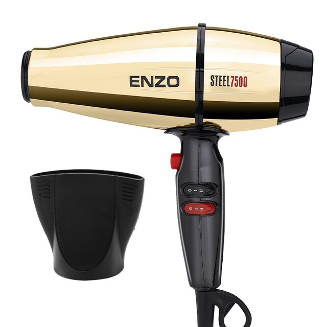 ENZO – diffuseur de sèche-cheveux 7500W, puissant, brosse, moteur AC tout en métal, vent fort, outils de Salon de coiffure, buse: EN3000