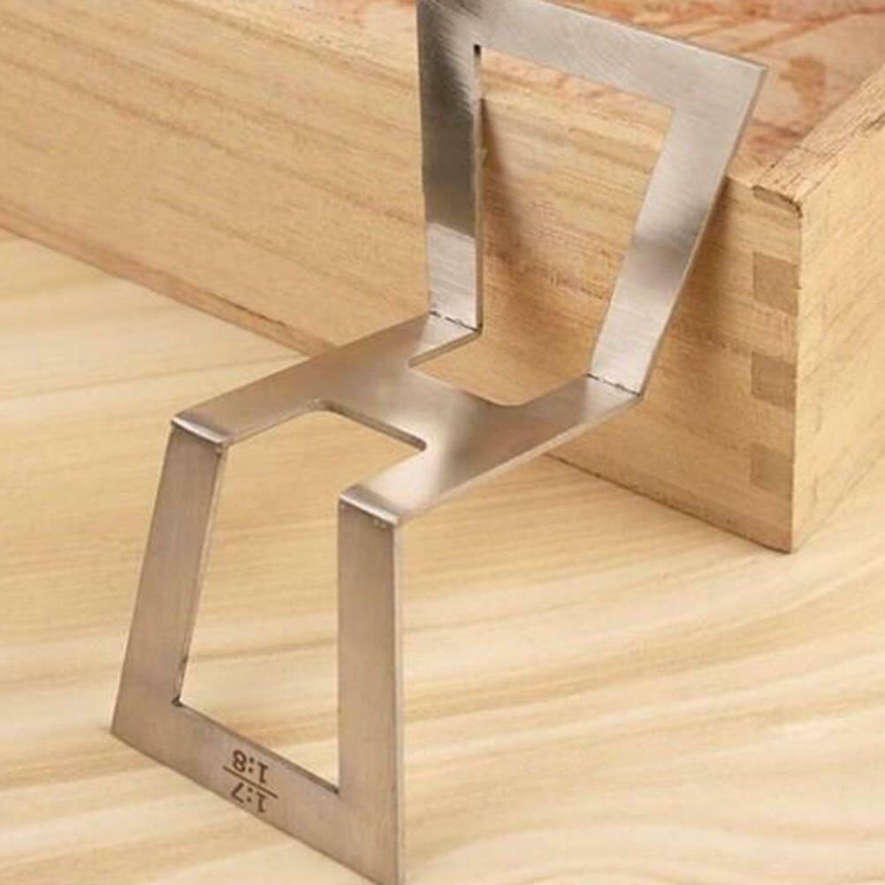Drawing DIY Scribe Line Dovetail Mortise Gauge Tool Woodworking Marking Universal Industrial Stainless Steel Planer Home Z Shape