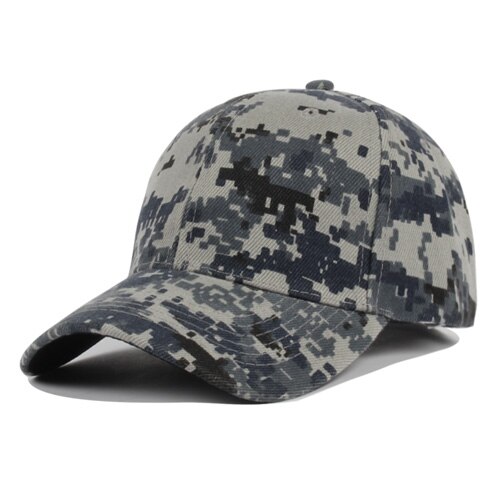 Baseball cap mænd snapback caps kvinder mærke casquette hatte til mænd baseball hat bone gorras camouflage mandlig far cap hat: Marineblå grå