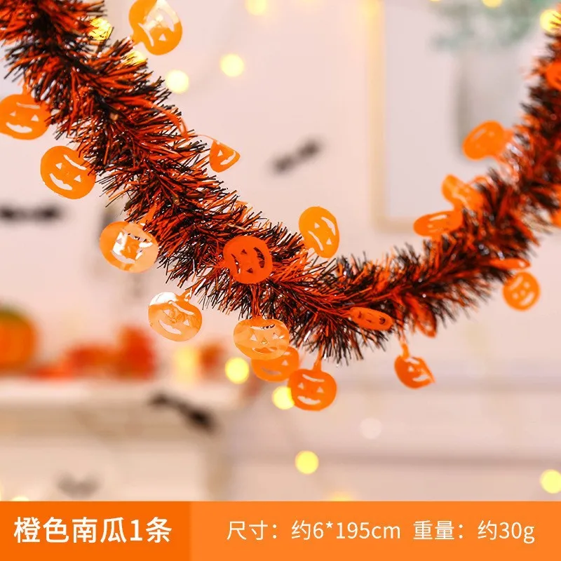 Rekwizyty robić dekoracji na Halloween, zawieszki z kwiatami latte, zaopatrzenie solidny, zawieszka z flagą dyni, ozdoby na Halloween: Oliwa