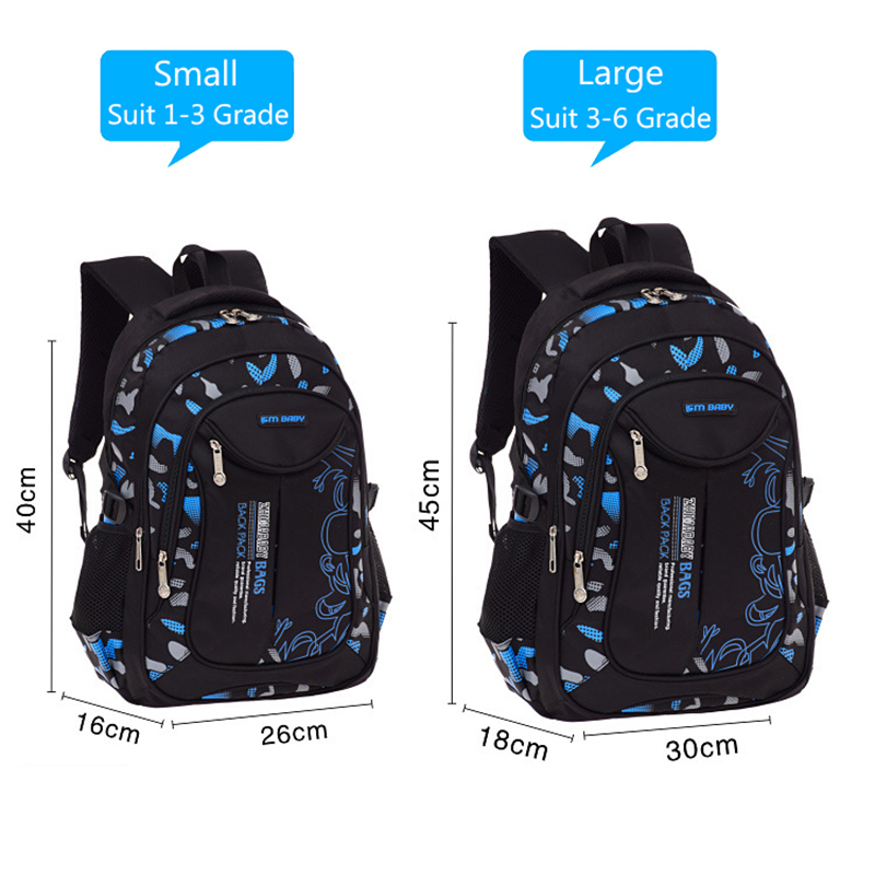 Mjzkxqz Waterproof Children School Bags Backpacks For Teenagers Boys Kids Primary School Sac Plecak Dla Dzieci Mochila