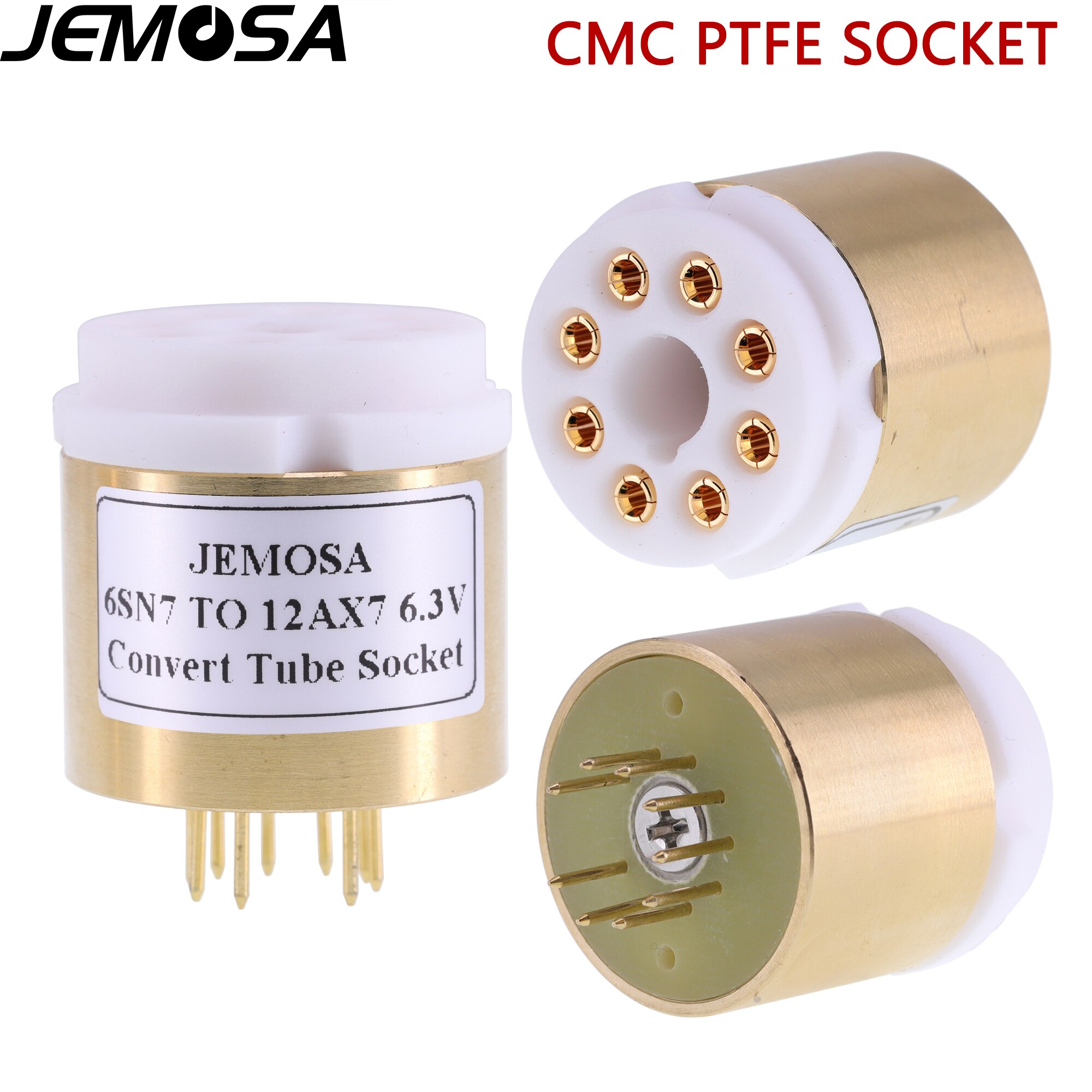 1Pc 6SN7 6SL7 ECC32 ECC33 6N8P 6N9P B65 Om 12AX7 12AU7 ECC82 ECC83 7025 Diy Audio Vacuumbuizenversterker zet Socket Adapter