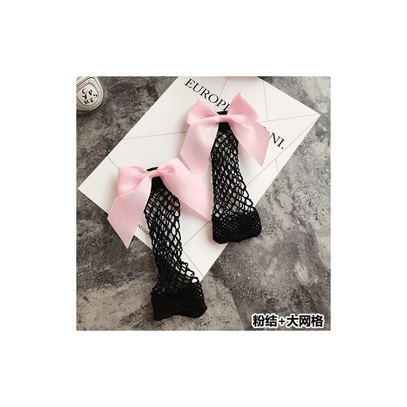Kobiety skarpetki do kostek typu kabaretki z falbaną siatki koronki Bowknot krótkie skarpetki skarpety sportowe siatki siatki skarpetki damskie dziewczyny łuk Sox Flamesocks