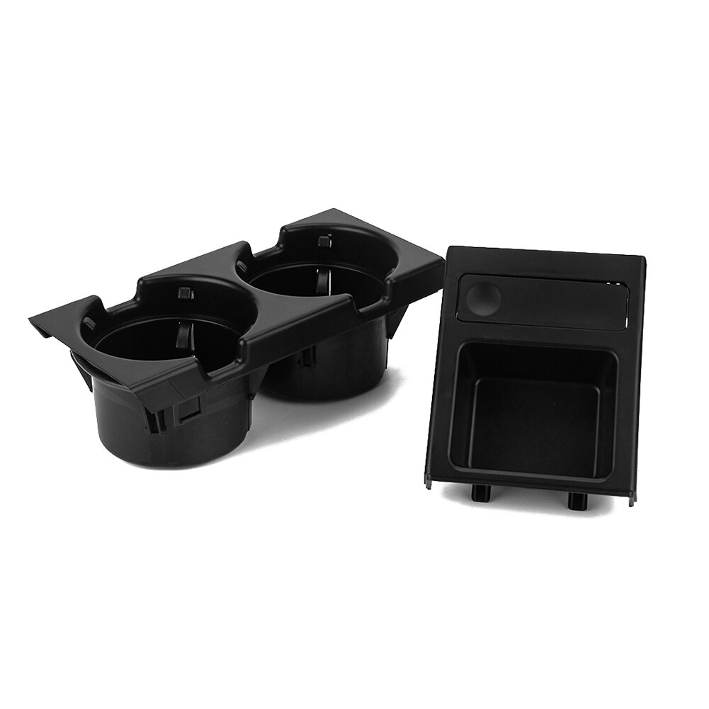 VODOOL compartimento central para coche caja de almacenamiento Soporte para vasos botella de bebida soporte de bandeja para BMW Serie 3 E46 1999-2006 51168217953