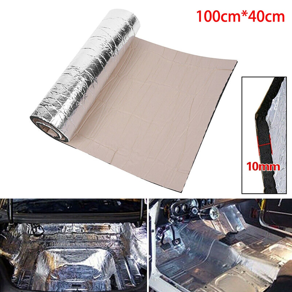 100 * 40cm auton äänieristys vaimentava ajoneuvon eristys 10mm melua vaimentava kuumasuljettu vaahto auton sisävarusteisiin: Default Title